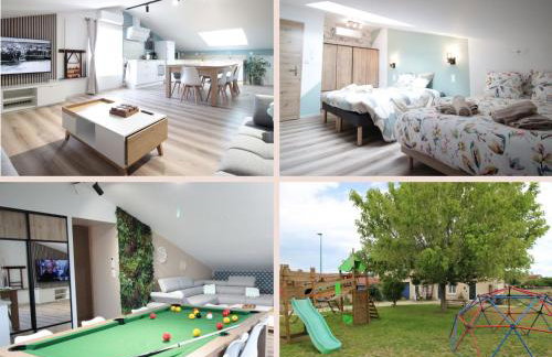 Verdun Centre - Full climatisation - 3 chambres - 7 couchages - 10 personnes - Parking Proche - Terrain 800m2 - Balnéothérapie - Air de jeux extérieurs - TOP CONFORT - Géré par PrestaZen'Services - Photo 1