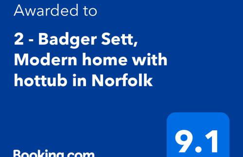 2 - Badger Sett - Modern home with hot tub in Norfolk - Photo 22