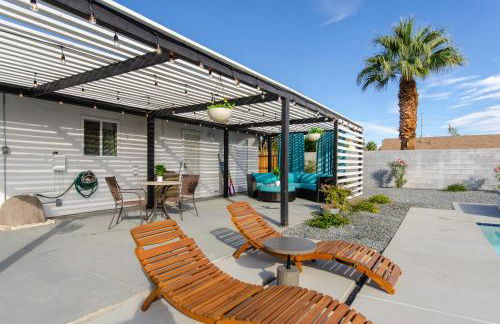 Zen Palm Springs Villa Pool and Mountain View - Foto 27