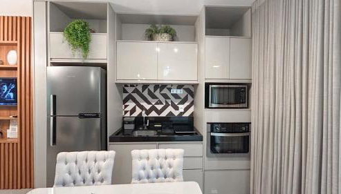 Estúdio Luxuoso no Vertigo com Smart TV na Cama - Foto 2