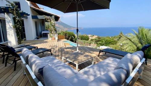 Superbe vue mer et Estérel, Villa Neuve pour 8-10 Personnes, Clim, Piscine - Foto 2