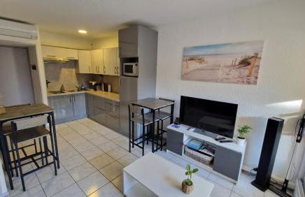 Studio cabine climatisé et loggia au calme avec linge et parking inclus - Foto 1