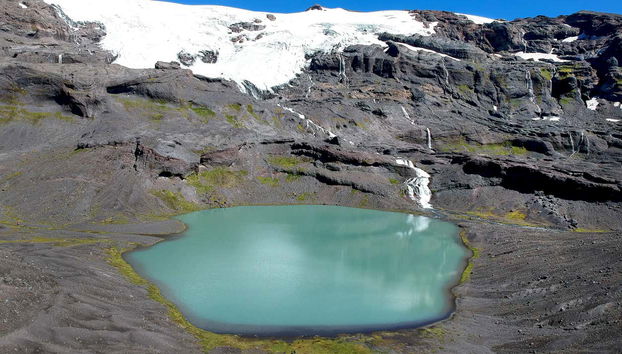 Laguna Espejo, in the Chilean Sierra Nevada