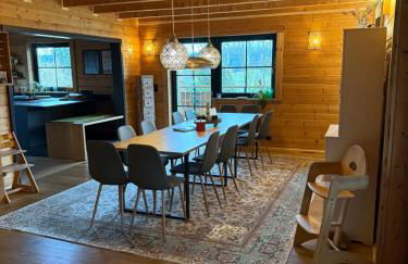 Blockbohlen HolzHaus mit Sauna, Outdoor Jacuzzi und BadeTeich - Foto 70