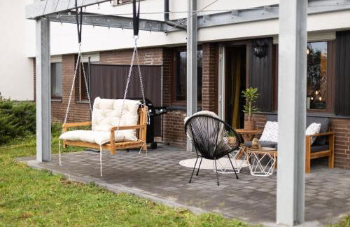 Cozy Souterrain Terrasse Garten Panoramablick - Foto 11