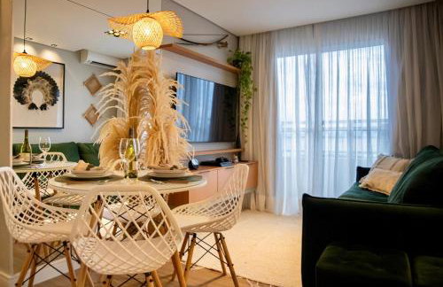 Apartamento com vista praia Ponta Negra - Foto 1