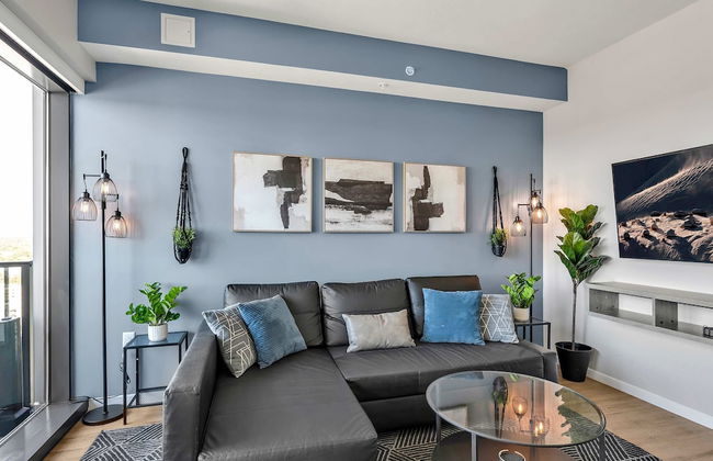 High-rise Apt Raleigh Free Parking Sunset View 2 - Foto 8