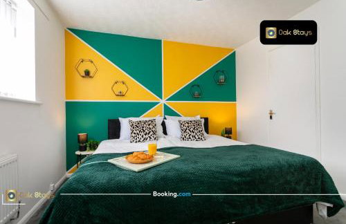 Quick Deals l 5 Bedroom l Sleeps 10 l Parking l Ideal for Groups l Oak Stays Short Lets & Serviced Accommodations - Foto 49