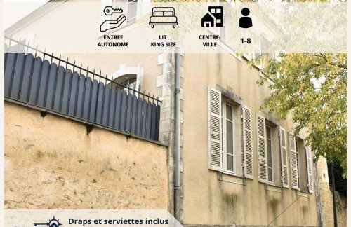 Maison de charme, 8 pers, centre-ville de Château Gontier - Photo 1