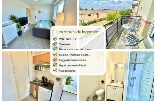 " Le nid de Peyramont " Centre ville - Balcon - WiFi - Foto 2