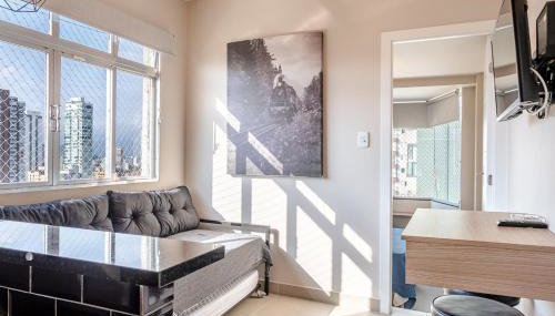 Frente Mar e Conforto | Ar cond, Vaga, Lava e Seca - Foto 5