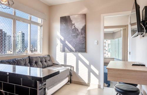 Frente Mar e Conforto | Ar cond, Vaga, Lava e Seca - Foto 5