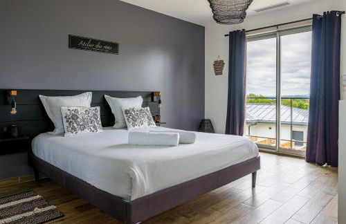 La Villa Perchée, Appartements Élégants, sauna Privé, sport, terrasses et Vue Panoramique, Parking protégé, proche PARIS - Foto 9