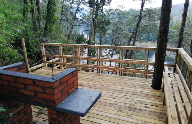 Wonderful Rustic Cabin 2, With Native Logs, on the Banks of the Trancura River - Foto 37