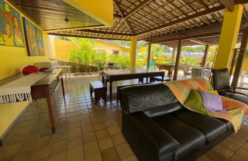 Casa à Beira Mar, piscina e 4 suítes na praia de Ipioca-Maceió-AL - Vila Ipioca - Foto 45