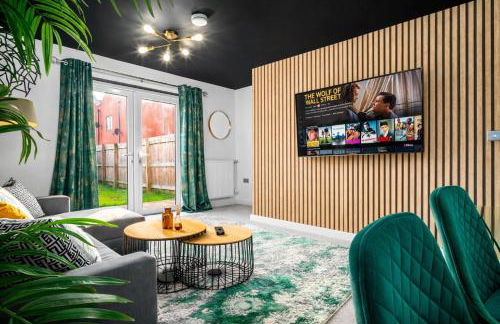 2 Bedroom House with 4 Beds, 3 Doubles & 1 Single - In Salford, 10 mins Uber from Manchester City Centre - Located in Salford close to Old Trafford, Manchester united, Trafford Park, Salford Quays & more! With Garden & Parking - By MAEVELA Manchester - Foto 18