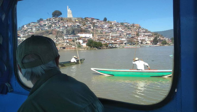 Il panorama dalla barca