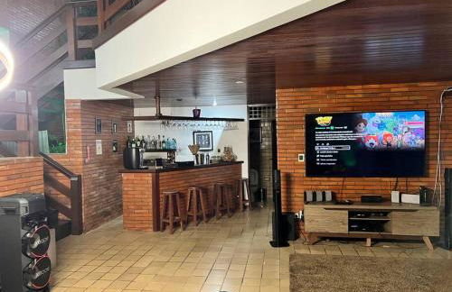 mansão com churrasqueira sinuca piscina aquecida - Photo 55