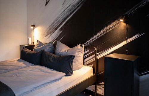 Black & White Apartment - Balkon, Netflix, Nespresso, Zentral, Messe - Foto 22