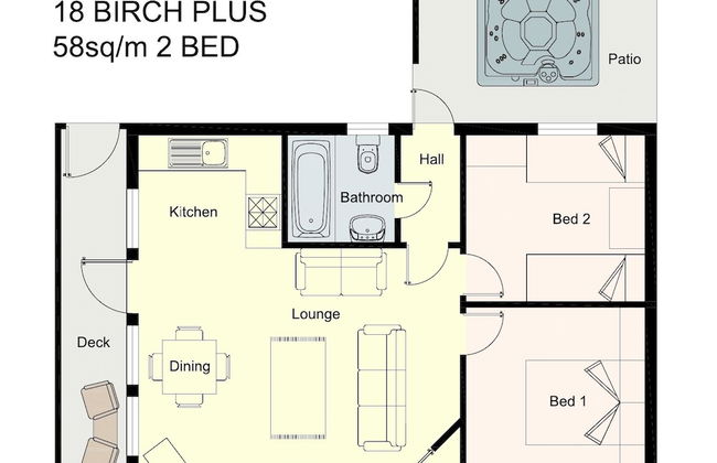 Birch 18 With Hot Tub, Newton Stewart - Photo 18