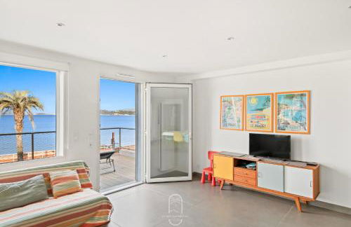 Villa Antoine Appartement RDJ Vue mer CLiM Wifi parking plage 50m La Garonne - Foto 26