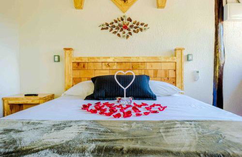 Chalé romântico com banheira aquecida - Foto 33