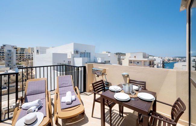 Sea Bliss Penthouse with two terraces enjoying side seaviews by Gatewaysmalta - Foto 15