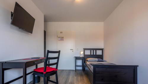 Gästehaus Olympia Wilhelmshaven - Moderne Einzelzimmer mit eigenem Bad für Monteure - Foto 3