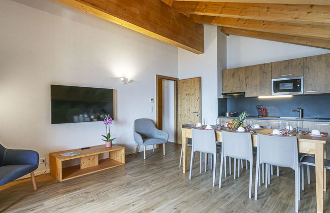 T-Resort La Tzoumaz 4p8 vue vallée - Foto 8