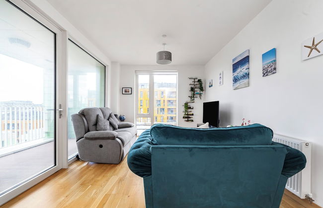 Modern 1bed with Panoramic View London - Foto 17