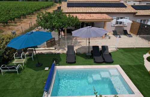 En Ardèche, maison de vacances L'Odalys climatisée avec sa piscine privée et chauffée - Foto 21