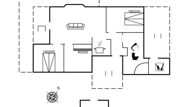 "Swale" - 500m from the sea - Foto 2, Floorplan
