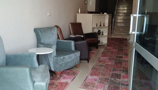 Coin salon dans le hall