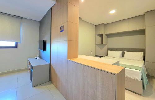 Flat novo e moderno, 4 pessoas ao lado do Paraguai - Foto 26