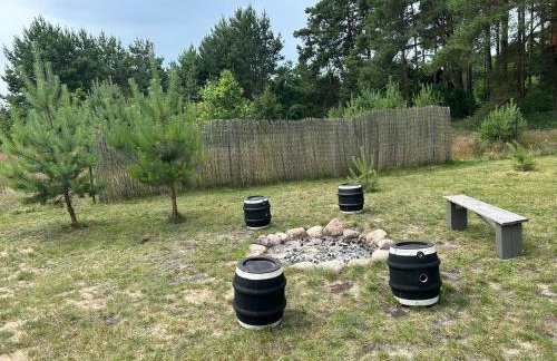 Młyńska Chata - drewniany, całoroczny dom w sosnowym lesie - Foto 14