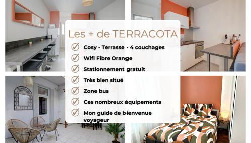 “Le Terracotta” Terrasse -Centre ville- Cosy - Foto 4