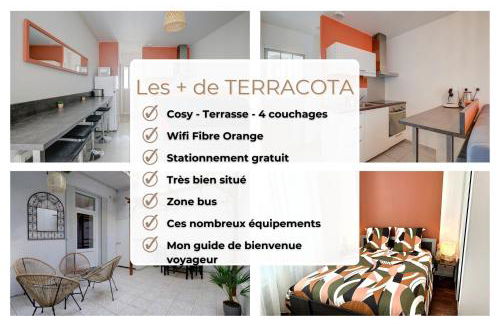 “Le Terracotta” Terrasse -Centre ville- Cosy - Foto 4