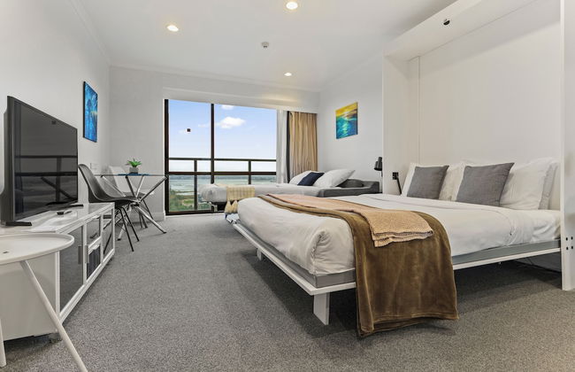 Sea City Views Takapuna Studio w Carpark - Foto 10