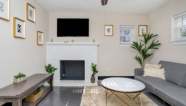 Sawgrass Lane Unit 1 Walk to the Beach - Foto 3, Habitación