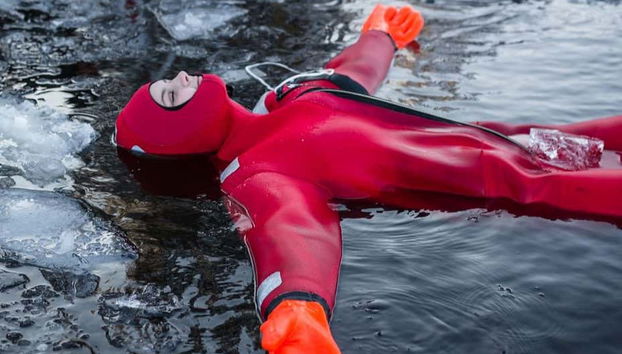 Relaxing in the lake