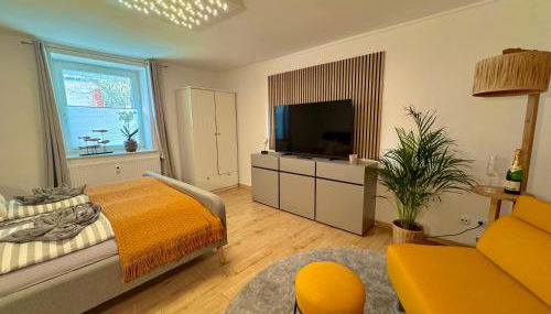 Appartment mit Garten im Beachhouse am Goitzschesee - strandnah & gemütlich - Foto 5