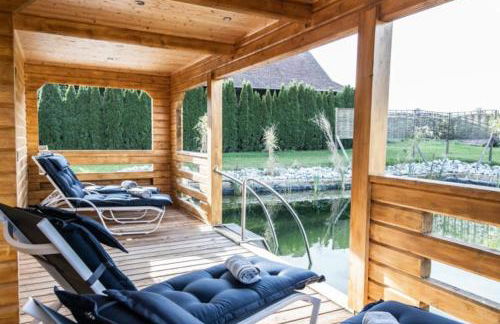 Traumhaftes Ferienhaus mit Sauna & Schwimmteich - Foto 6