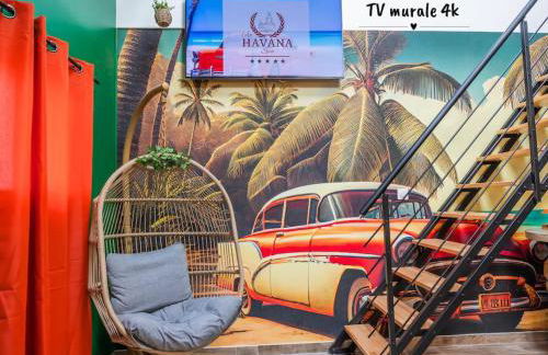 Loft "Havana Spa" Cuba Jacuzzi Sauna Bar à cocktails - Foto 42