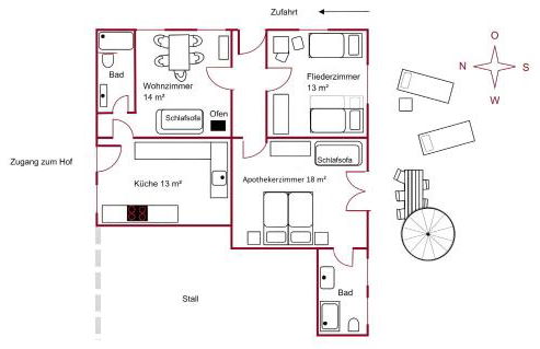 Der Flusshof, Scheunenwohnung - Foto 34