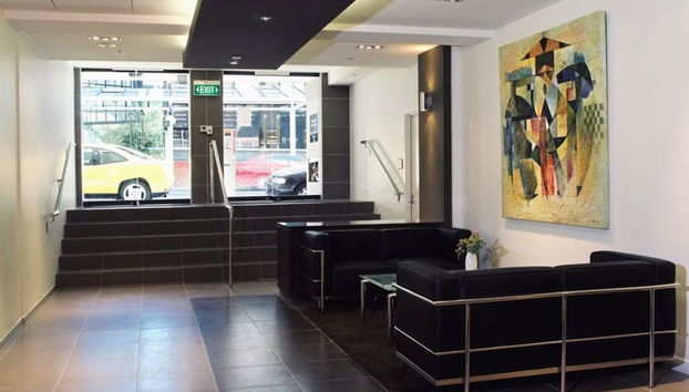 Zona de estar del vestíbulo