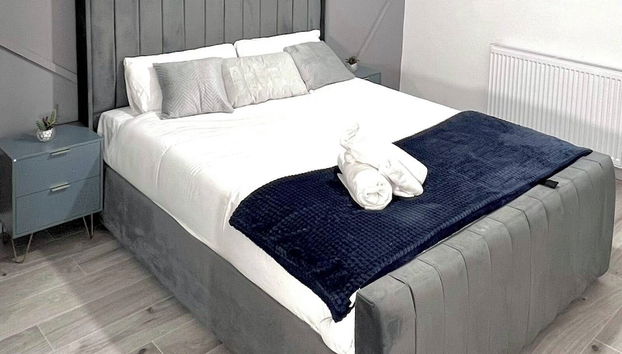 Stylish Spacious 1Bd Apt-kingbed-10min Heaton Park - Foto 4, Habitación