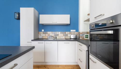 Le Louvre - Appart proche thermes chic & douillet - Foto 2, stove, dishwasher