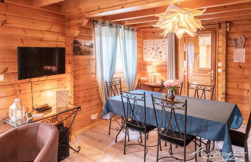 Chalet La Calougeotte, jardin, spa et sauna privés - Foto 23