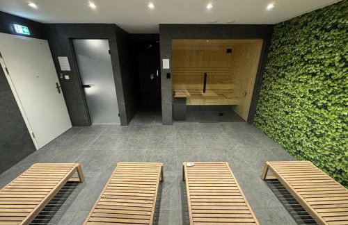 Apartament Whiteblue Dream 2 Kołobrzeg z ogródkiem & sauna & fitness & bawialnia dla dzieci - Foto 13