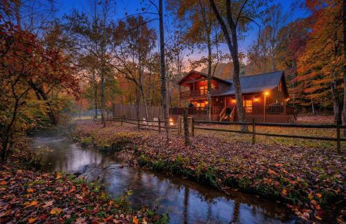 The cozy cabin get away with hot tub - Foto 1